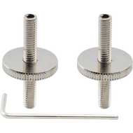 Футорка бриджа Musiclily MX2623NK Tune-O-Matic ABR-1, 2шт, никель