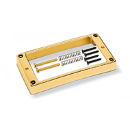 Рамка для хамбакера металлическая, SCHALLER 17040514 Curved High, золото