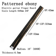 Накладка грифа электрогитары, эбен пламенный, Parts