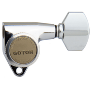 Комплект колков 4+3 GOTOH SG301-MGT-07, локовые, хром