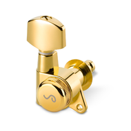 Колок одиночный локовый SCHALLER 10020570.01.52 M6 135, левый, золото