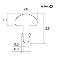 Ладовая пластина нейзильбер, 50 см (ш. 2.4 мм, в. 1.4 мм), Medium Standard, Hosco HF-M1, 30 шт