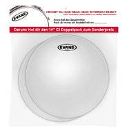 Пластик для малого, том и тимбалес барабана 14