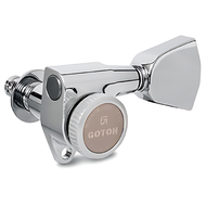 Колки 4+3 GOTOH SG301-MGT-04, локовые, хром