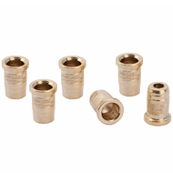 Набор втулок для сквозного крепления Musiclily PRO MX2213GD, золото