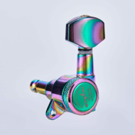 Колки 6 в линию локовые Guyker GK-07SP, правые, rainbow