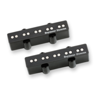 Комплект звукоснимателей для 70/74мм бас-гитары Seymour Duncan 11403-13 Apollo Jazz Bass, черный