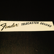 Наклейка декаль на голову грифа гитары 