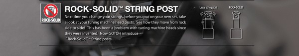 Колки Gotoh: технология Rock-Solid