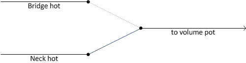 Распайка звукоснимателей: два звуснимателя