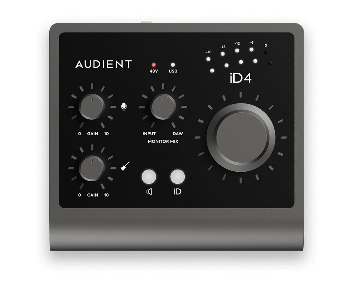 Аудиоинтерфейс Audient iD4 MkII - лучший по простоте и цене